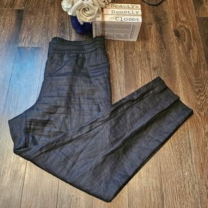 Eileen Fisher Black Ankle Pants